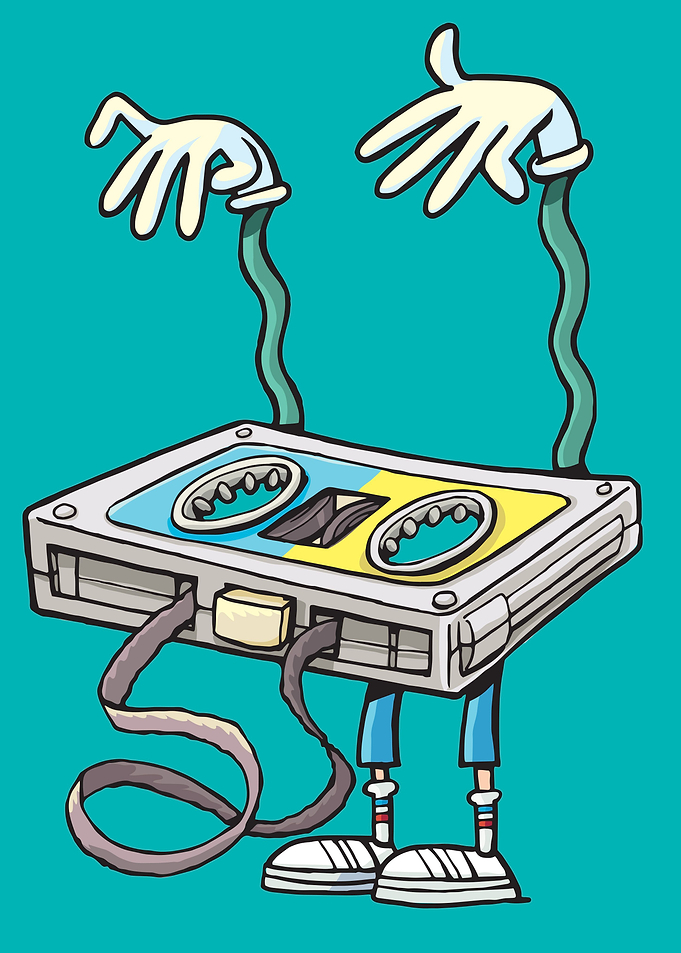 horror music cassette
