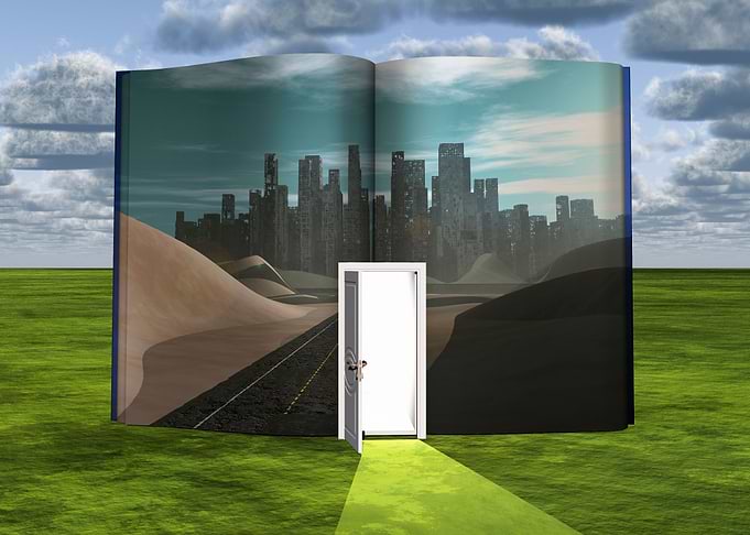 Book with science fiction