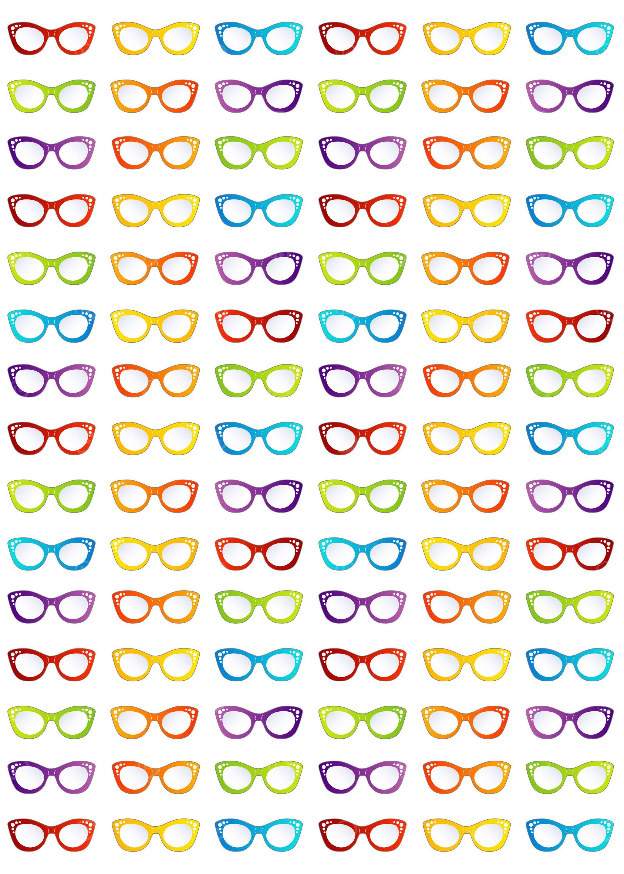 Colorful summer eyewear