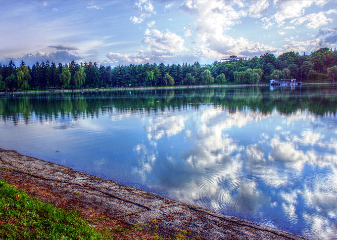 Landscape by the lake