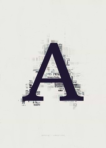 Imprint Letter A