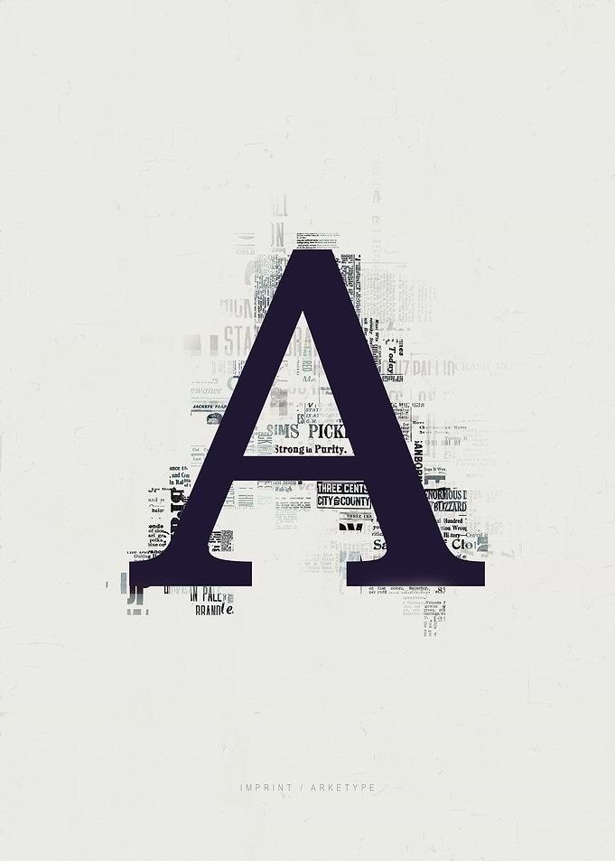 Imprint Letter A