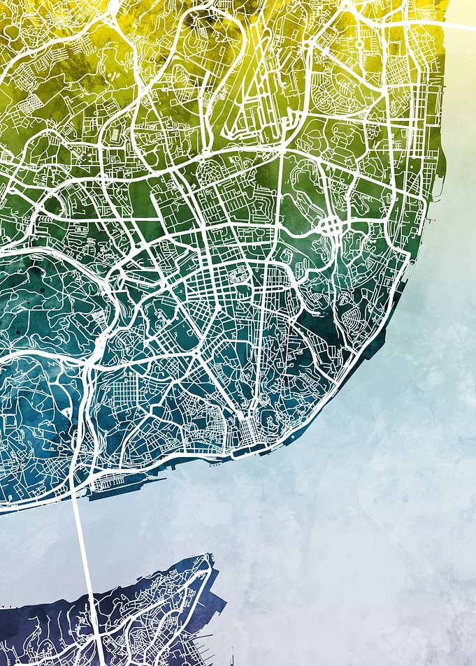 Lisbon Portugal Map
