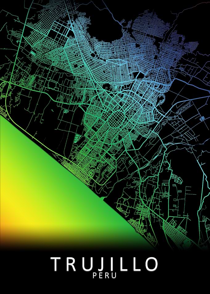 Trujillo Peru City Map