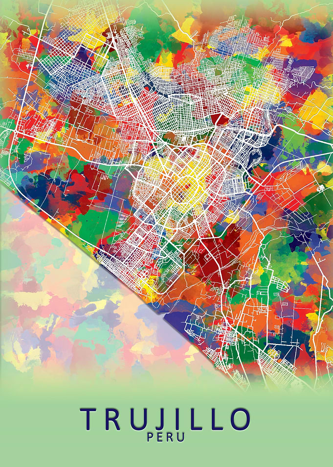 Trujillo Peru City Map