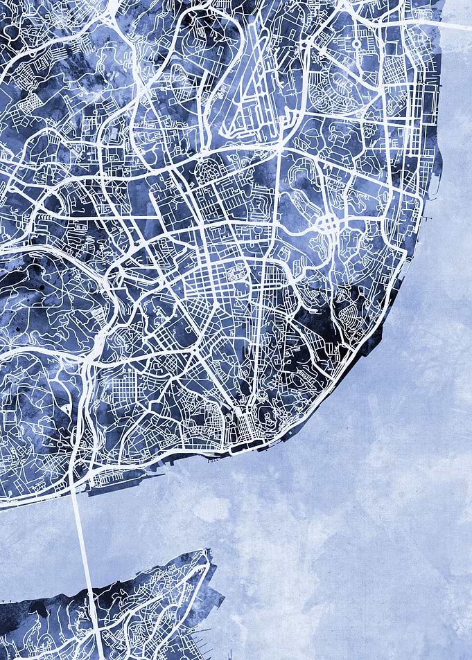 Lisbon Portugal Map