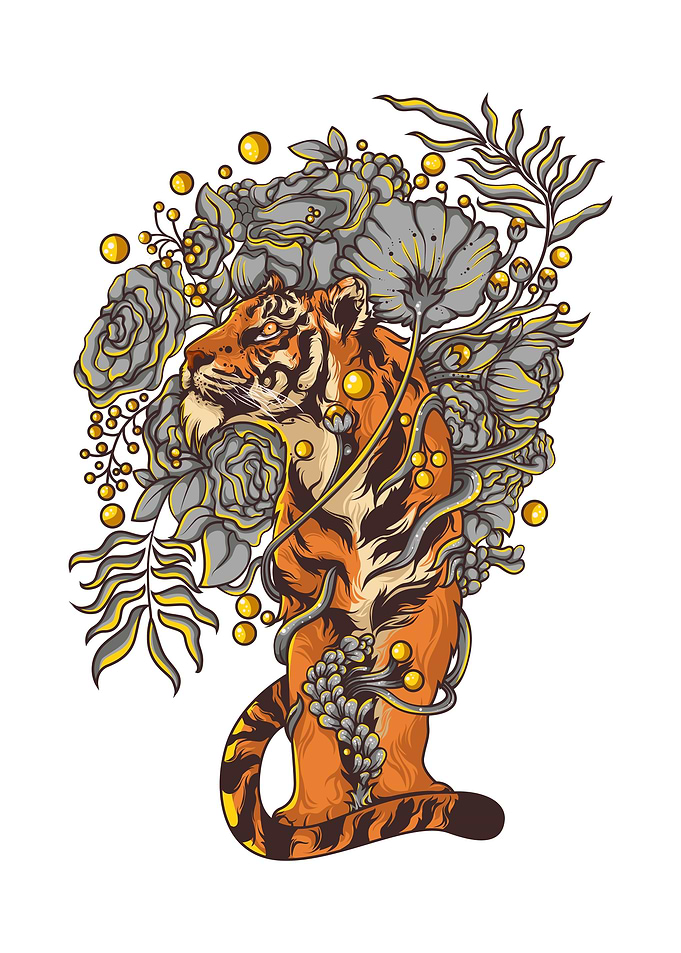 Tiger in Nature