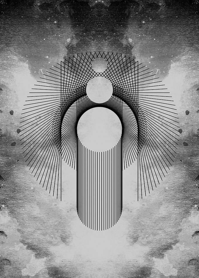 Dark Geometric Line Work