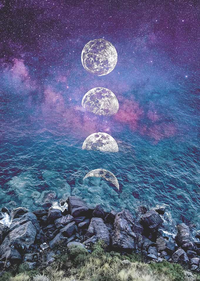 Moon Night Waves