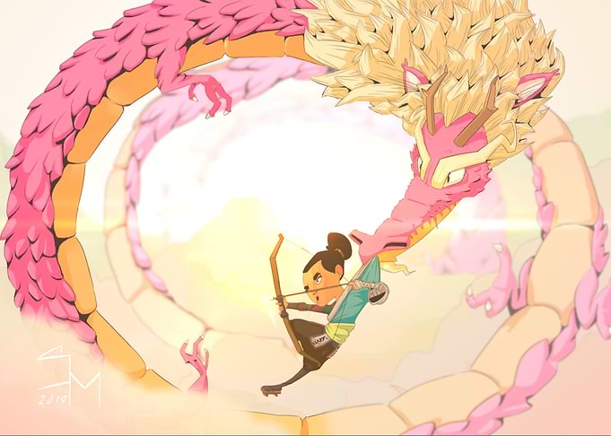 Dragon and Boy
