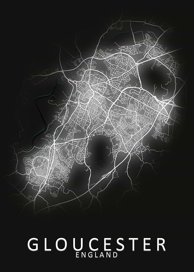 Gloucester England Map