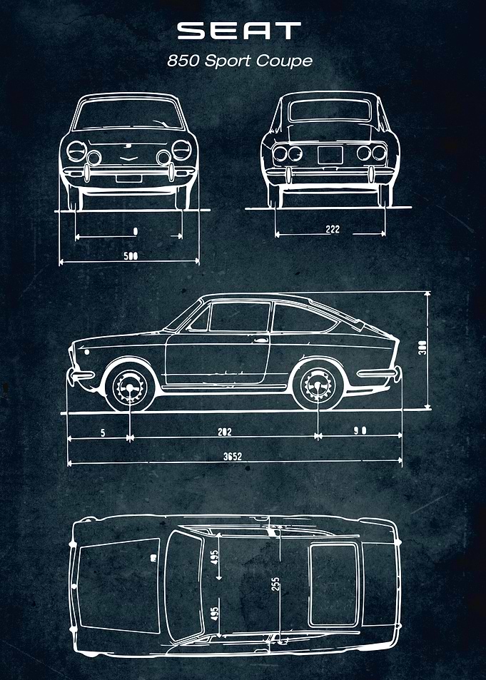 No226 Seat 850 Sport Coupe