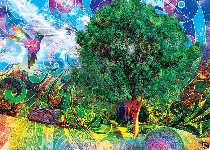Psychedelic Paisley Farm