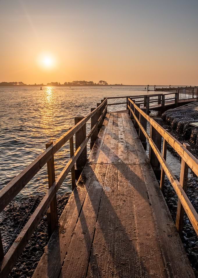 Wells Beach Bridge Sunrise