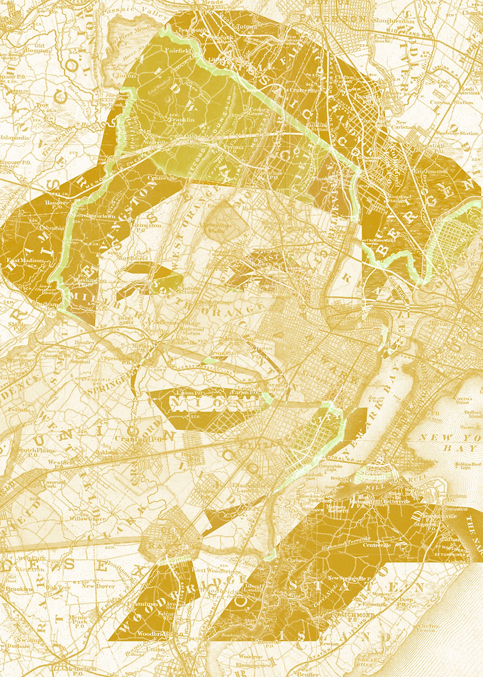 Frank Sinatra NJ Gold Map