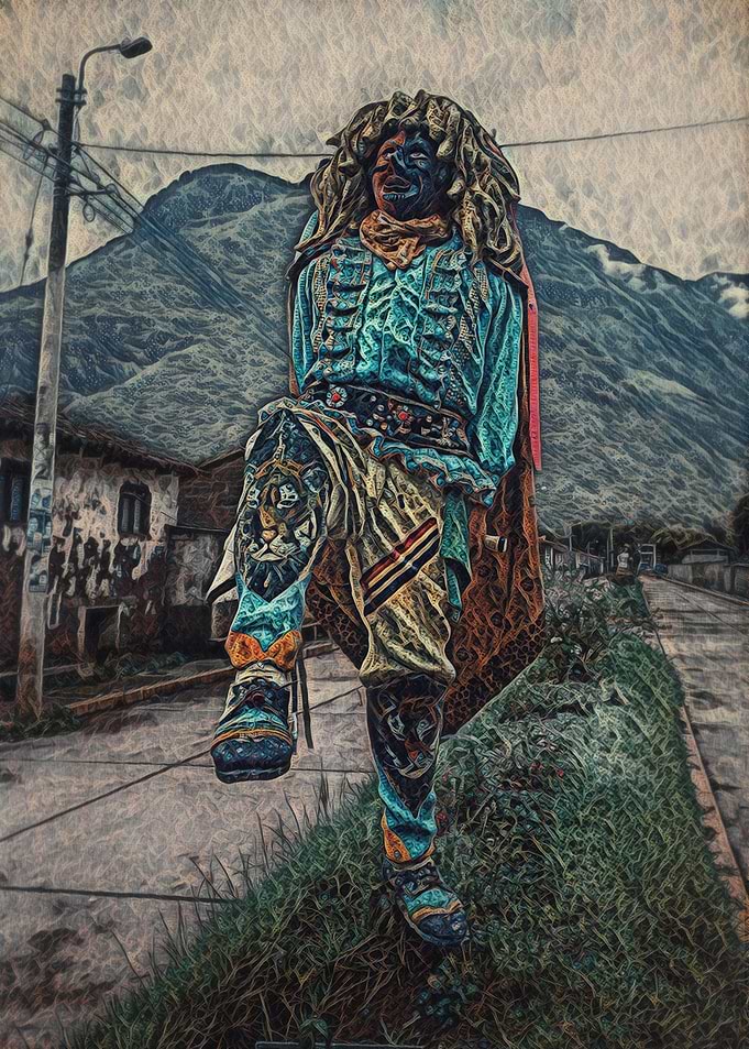 Escultura en Coya