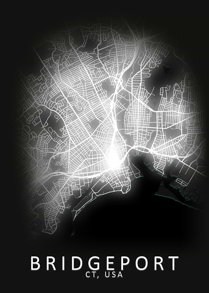 Bridgeport CT USA City Map