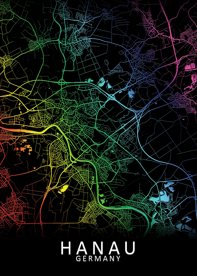 Hanau Germany City Map