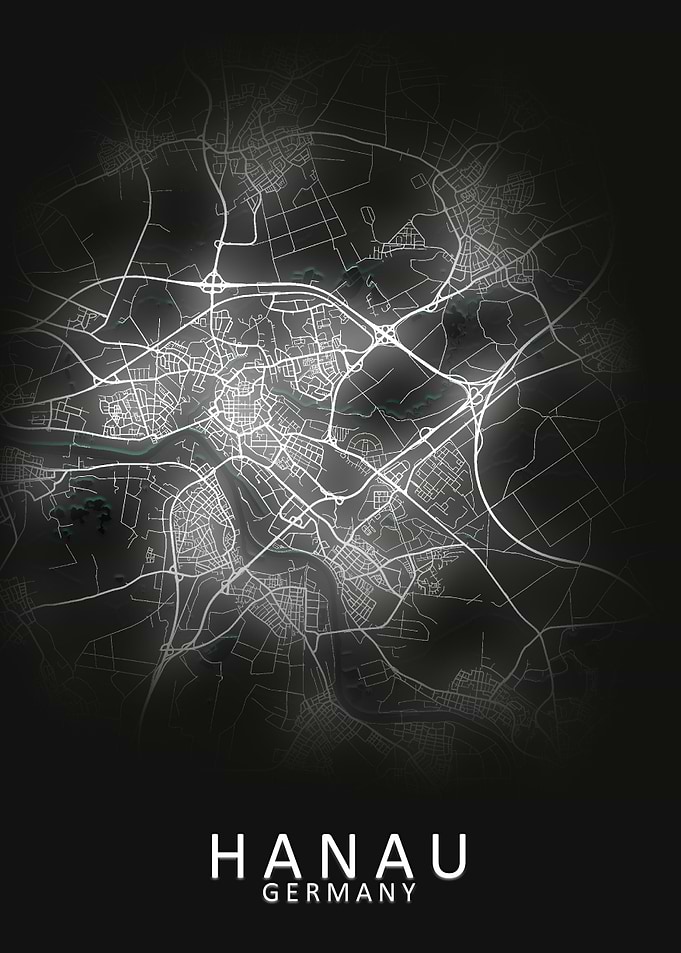 Hanau Germany City Map