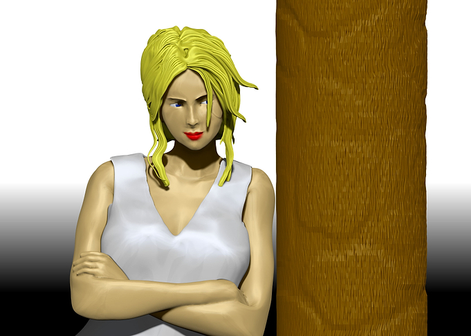 Relaxed woman 2