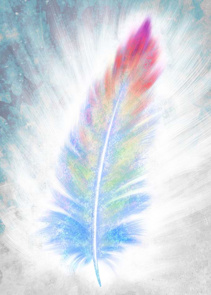 Rainbow Feather