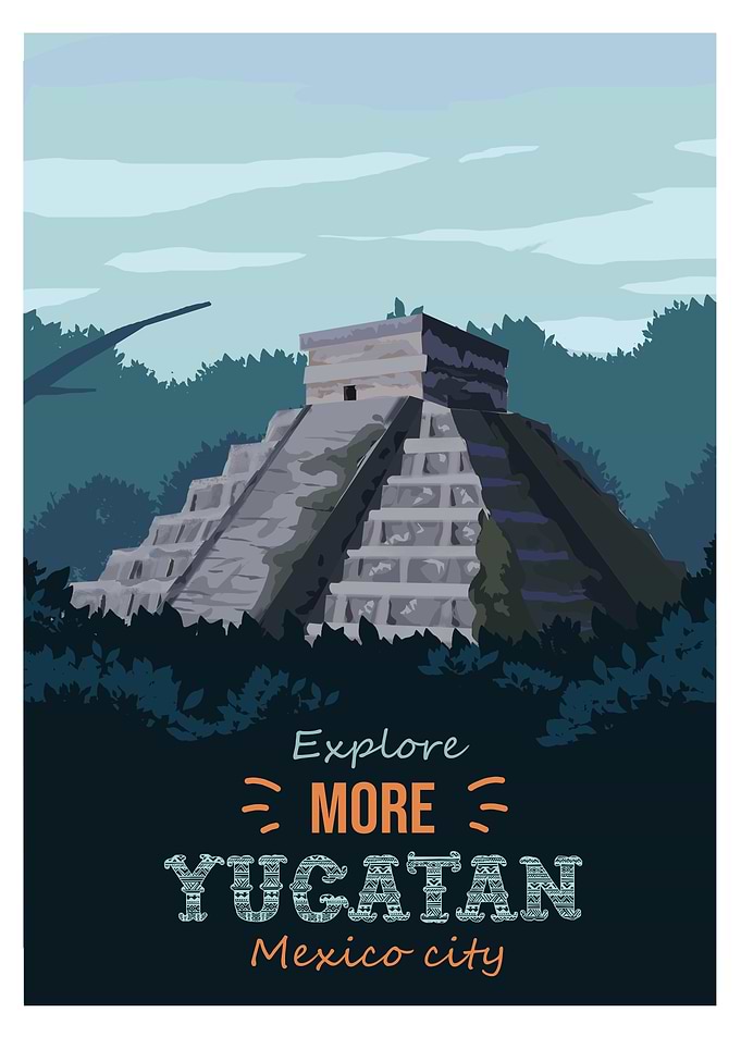 Yucatan Vintage View