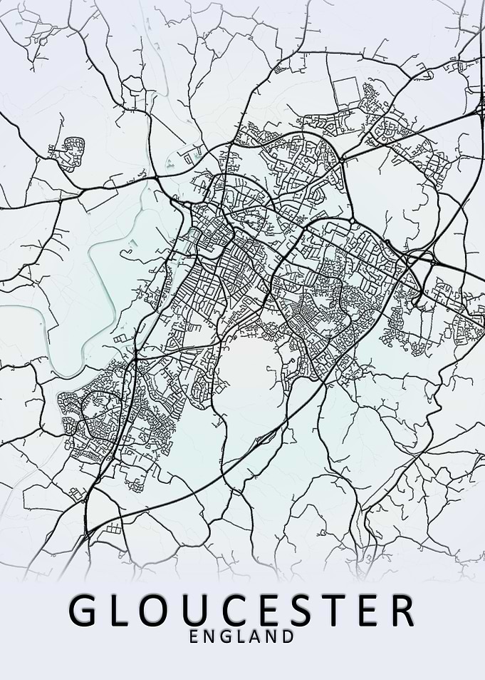 Gloucester England Map