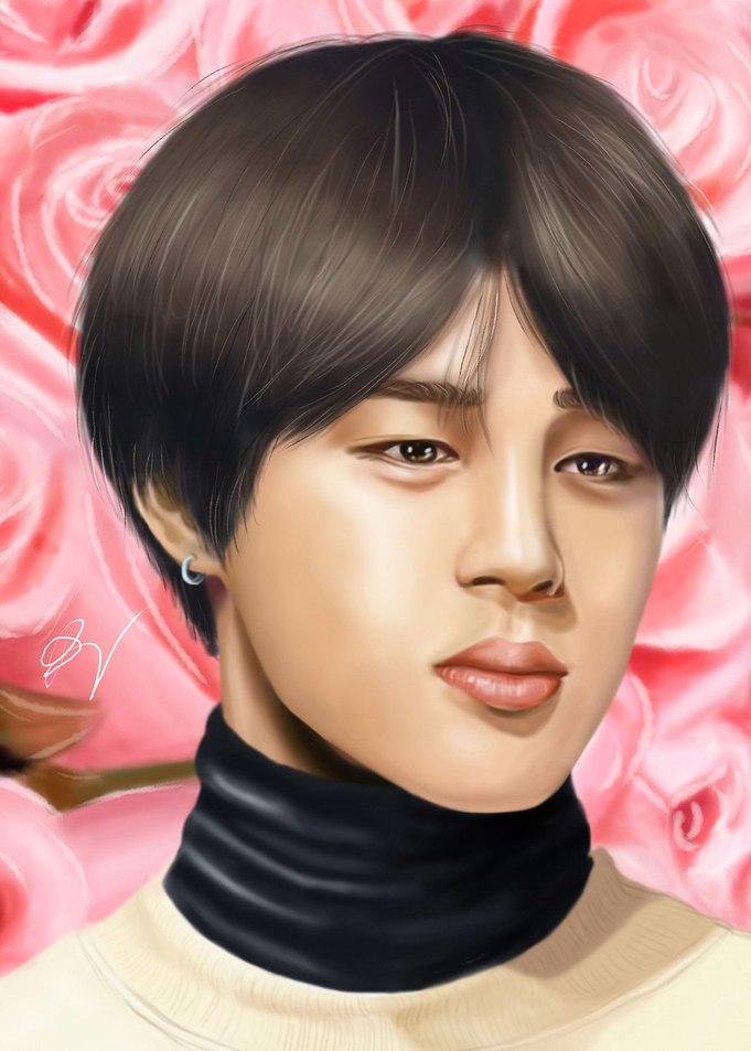 Jimin in Roses