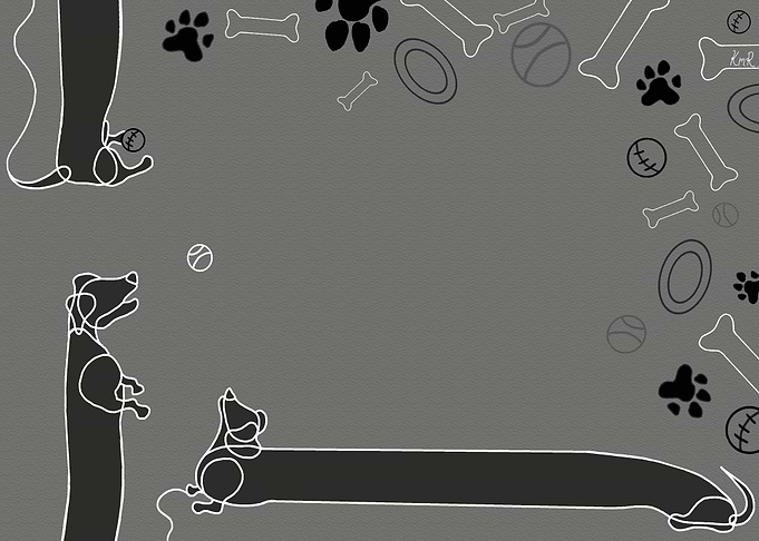 Daschund Illustration 01