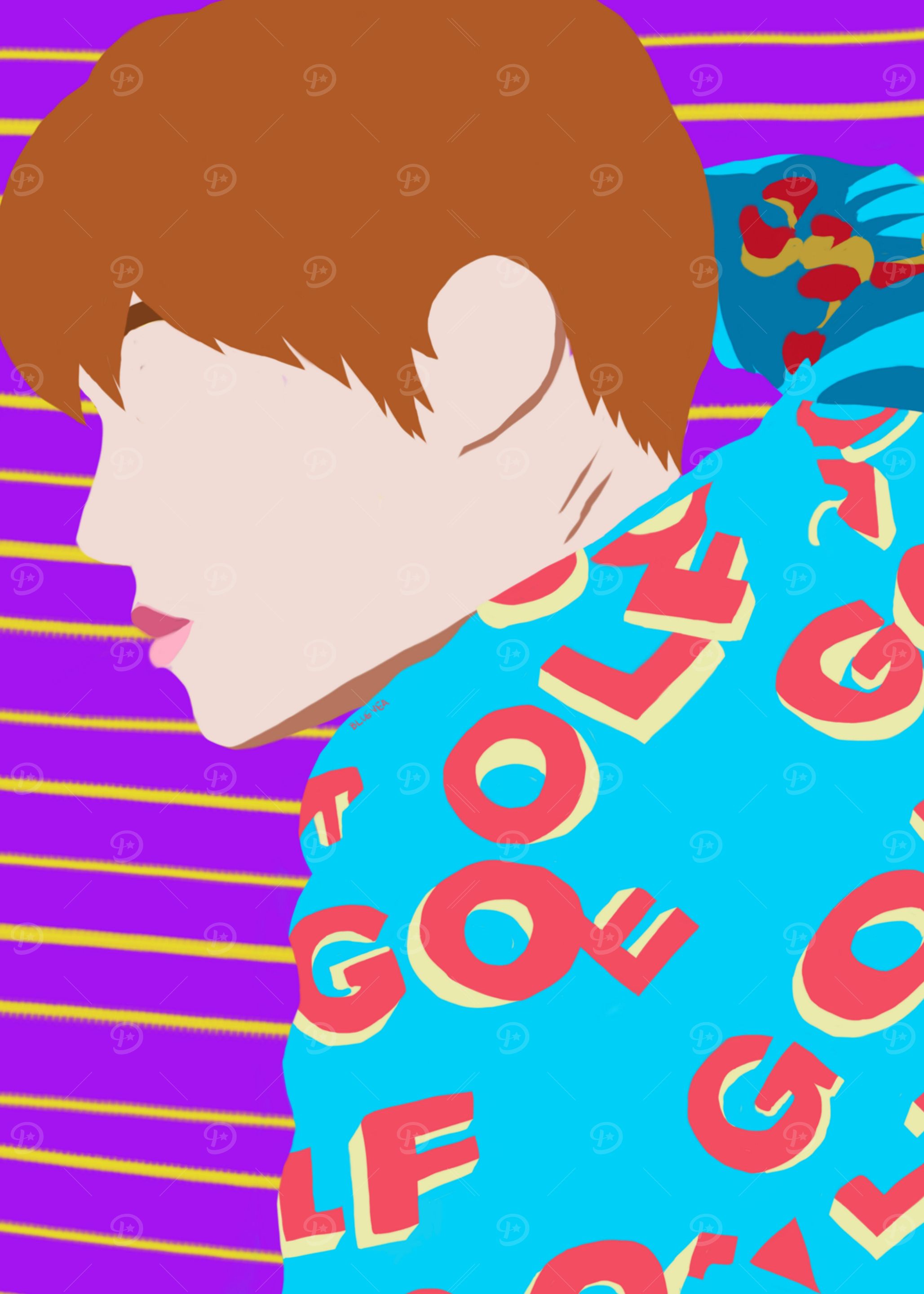 DNA pop art J HOPE