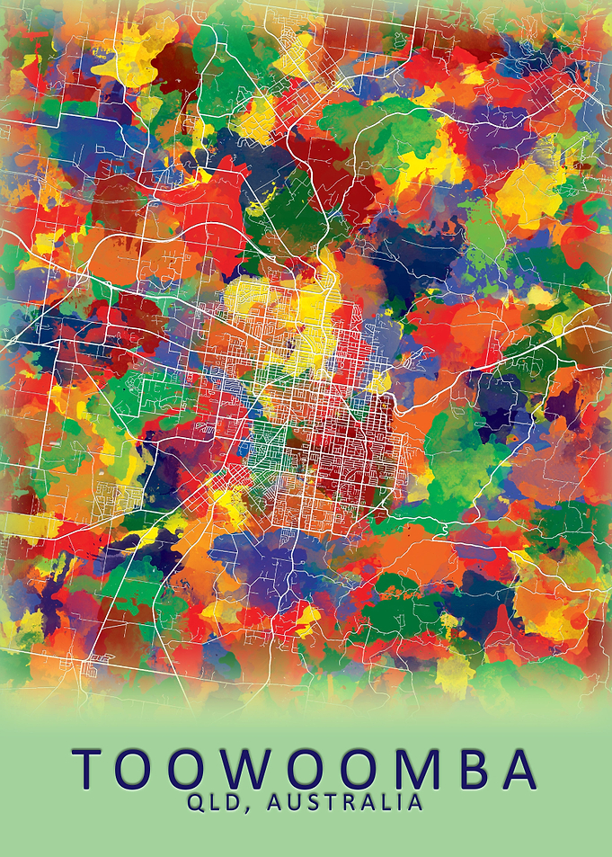 Toowoomba Australia Map