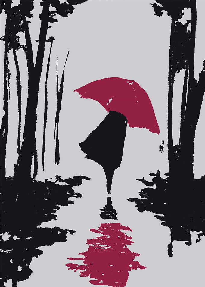 Walking in the rain