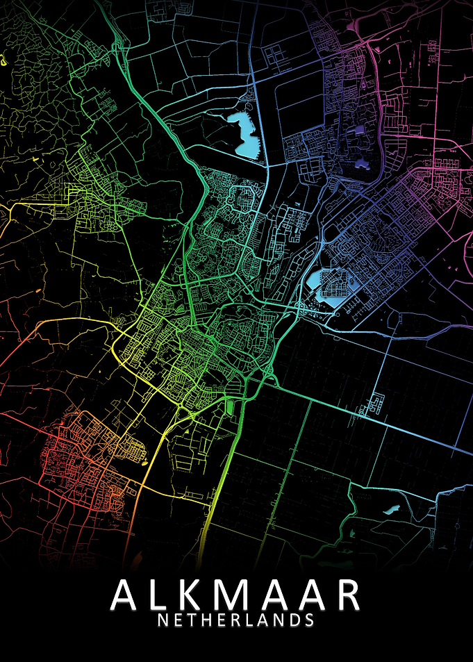 Alkmaar Netherlands Map