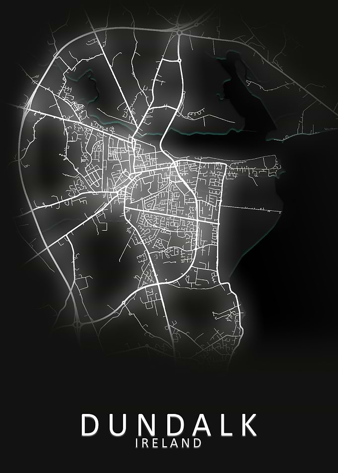 Dundalk Ireland City Map