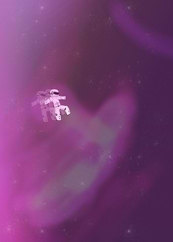 astronaut in space