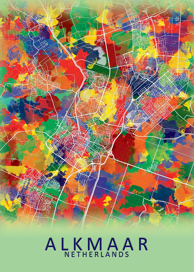 Alkmaar Netherlands Map