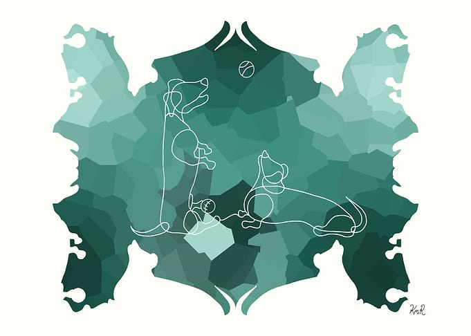 Line Dachshund Doodle 01