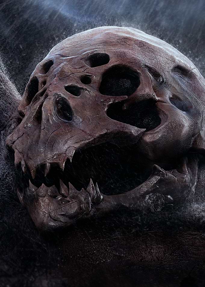 Alien skull