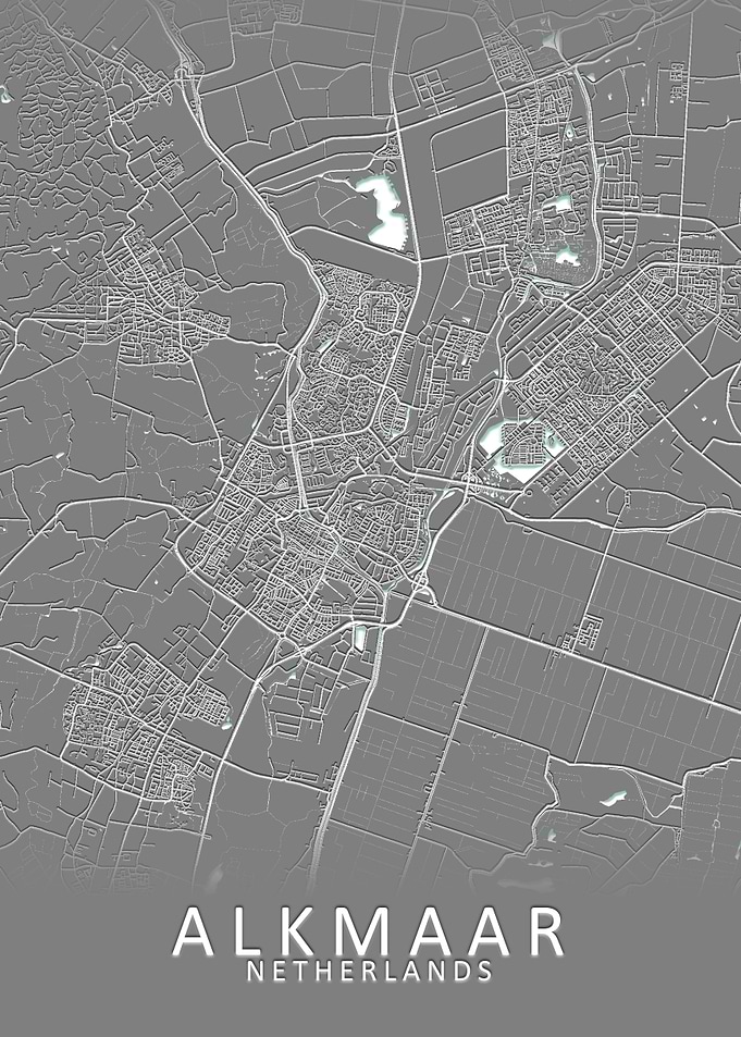 Alkmaar Netherlands Map