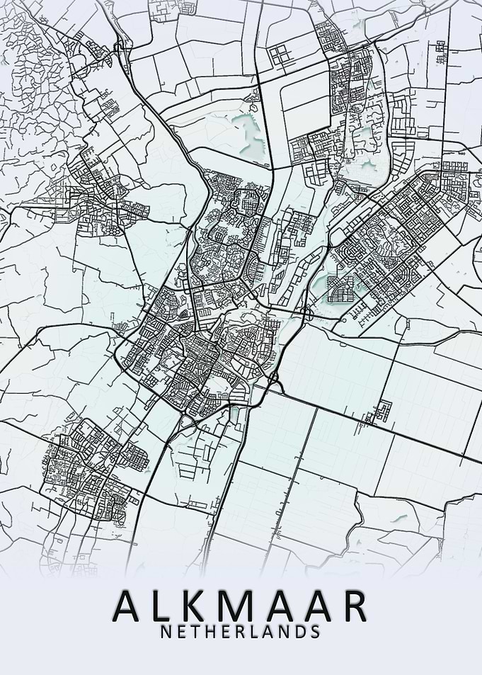 Alkmaar Netherlands Map