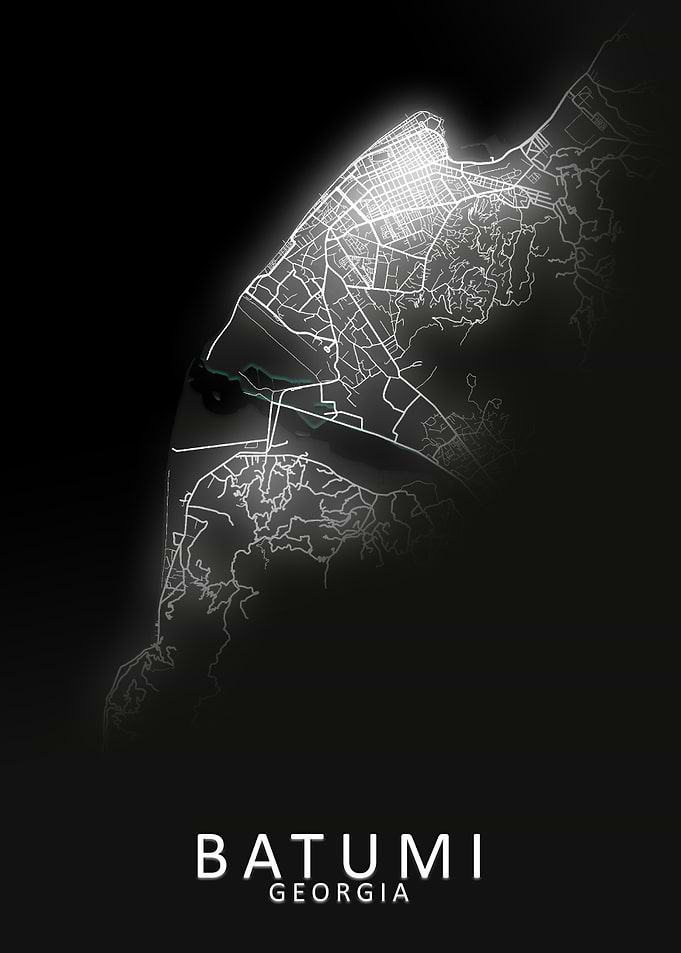 Batumi Georgia City Map