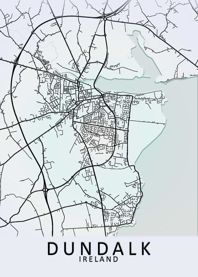 Dundalk Ireland City Map