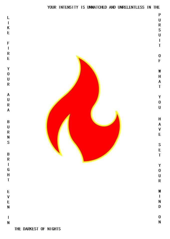 FIRE ELEMENT MOTIVATION