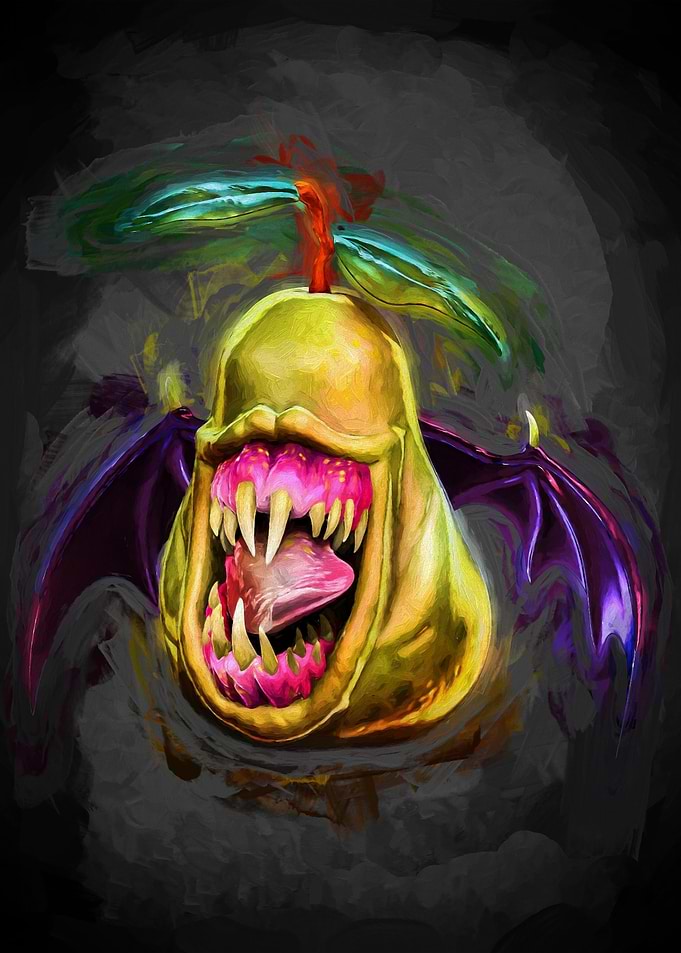 BITING PEAR
