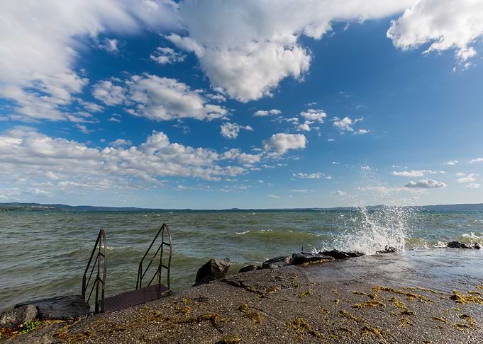 Bolsena lake Italy