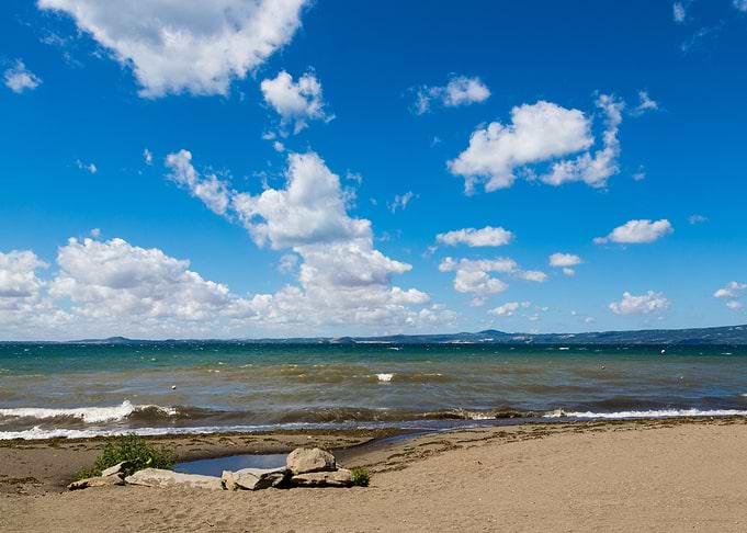 Bolsena lake Italy