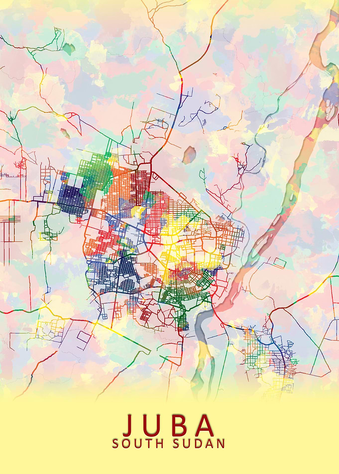 Juba South Sudan City Map