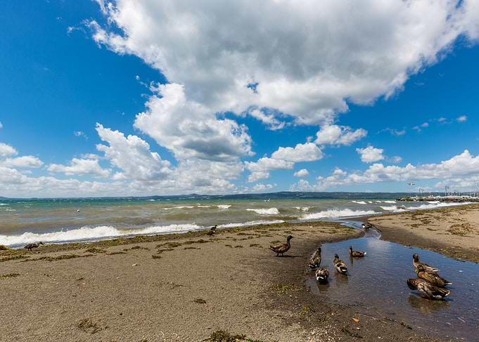 Bolsena lake Italy