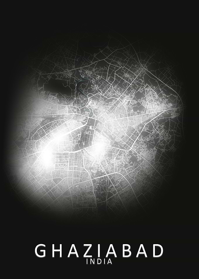 Ghaziabad India City Map