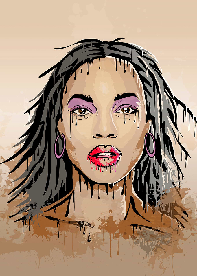 Dripping Face